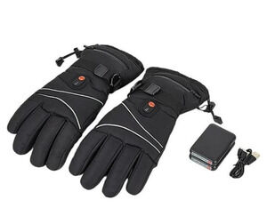 New WFS Heated Insulated Battery Pack Gloves Waterproof Black XL